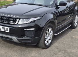 Land Rover Range Rover Evoque, 2017 (67) Black Estate, Manual Diesel, 76,516 miles