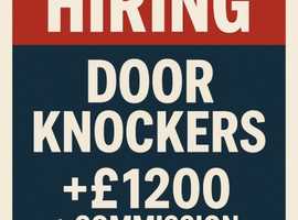 We are hiring- Door Knockers