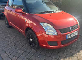 Suzuki Swift, 2009 (59) Orange Hatchback, Manual Petrol, 87,331 miles