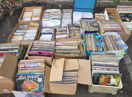 3500+ VINYL RECORDS- 45RPM AND LPS- 12" AND 7"- HUGE BUNDLE COLLECTION- 7" AND 12"JOB LOT