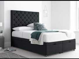 Brand New Divan Base Storage Bed With Mattress Available