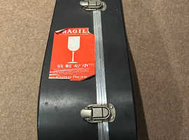 Dreadnought 12 string Gear4music guitar, with touring grade flight case