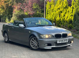 BMW 3 Series, 2005 (05) Grey Convertible, Automatic Petrol, 139,830 miles M sport (E46)