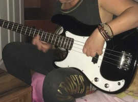 Left hand bass guitar