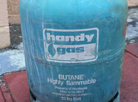 Butane gas bottle