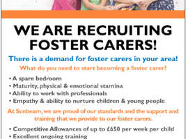 We are recruiting foster carers in Greenford and surrounding areas!