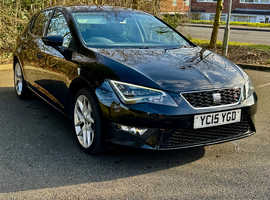 Seat Leon, 2015 (15) Black Hatchback, Manual Diesel, 119,333 miles