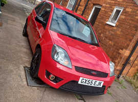 Ford Fiesta, 2005 (55) Red Hatchback, Manual Petrol, 156,209 miles