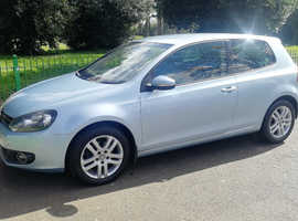 VW GOLF GT TDi BLUEMOTION TECH 6 SPEED, 2012 REG, LONG MOT, FULL HISTORY, NEW TIMING BELT & WATERPUMP & ONLY £30 A YEAR TAX