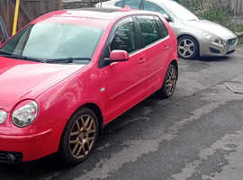 Volkswagen Polo, 2003 (53) red hatchback, Manual Petrol, 128,740 miles