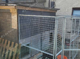 Dog pen an double shed