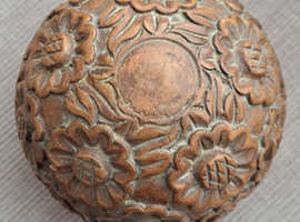 Wooden carved globe