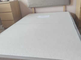 Double divan bed