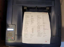Xerox 6600 / dn Laser Colour Printer prints both sides good toner + 4 Yellow Toners Low Page count