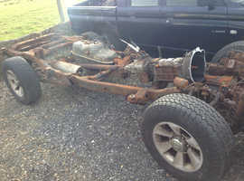 MITSUBISHI SHOGUN SPORT 2007 2.5 D. ROLLING CHASSIS IN VGC. WITH FULL V5.