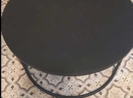 Large Round black coffee table