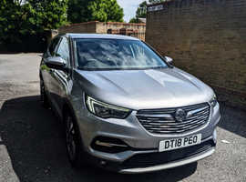 Vauxhall GRANDLAND X, 2018 (18) Grey Hatchback, Manual Petrol, 73,000 miles