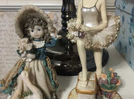 2 x VINTAGE CERAMIC ORNAMENTS!
