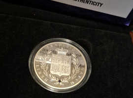 Silver proof coin