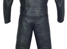 All black motorcycle suits one piece / two piece