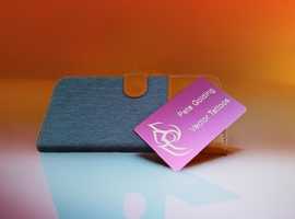 Business Cards - Metal- 1mm thick. £2.89.