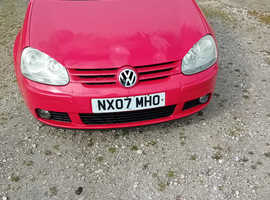 Volkswagen Golf, 2007 (07) Red Hatchback, Manual Diesel, 145,245 miles