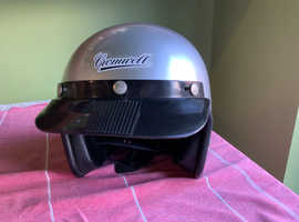 Cromwell vintage 80s motorcycle helmet open face large..