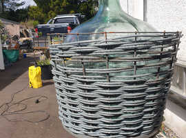 Wine-making (or other use) glass demijohns