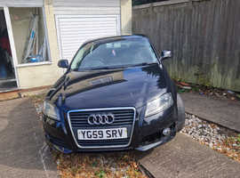 Audi A3, 2010 (59) Black Hatchback, Automatic Petrol, 160,941 miles
