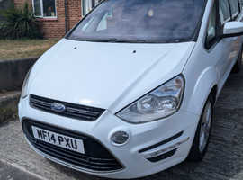 Ford S-Max, 2014 (14) White MPV, Automatic Diesel, 99,218 miles