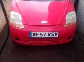 Chevrolet Matiz, 2007 (57) Red Hatchback, Manual Petrol, low mileage