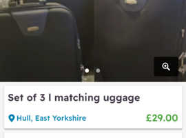 Set of 3 matching skyflite luggage