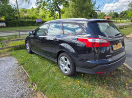 Ford Focus, 2014 (14) Black Estate, Manual Diesel, 149,856 miles