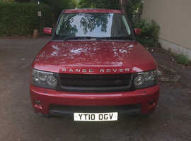Land Rover Range Rover Sport, 2010 (10) Red Estate, Automatic Diesel, 158,144 miles