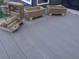 Handmade garden planters