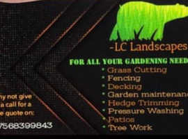 LC Landscape's for all your gardening needs