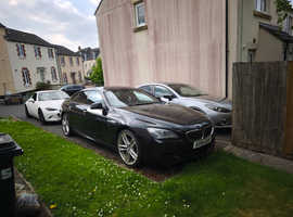 BMW 6 Series, 2015 (15) Black Coupe, Automatic Diesel, 129,000 miles