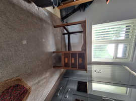 Oak desk. Free for collection.