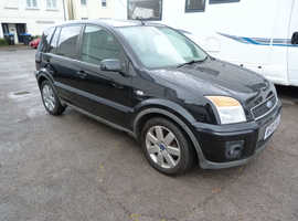 Ford Fusion, 2009 (09) Black Hatchback, Manual Petrol, 97,000 miles