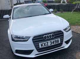 Audi A4, 2014 (14) White Saloon, Manual Diesel, 156,000 miles