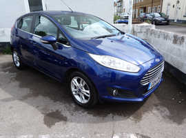 Ford Fiesta, 2014 (14) Blue Hatchback, Manual Petrol, 89,000 miles