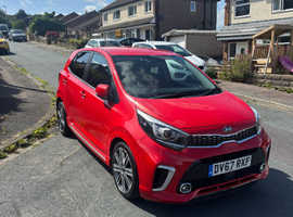 Kia Picanto, 2017 (67) Red Hatchback, Manual Petrol, 49,682 miles