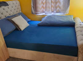 King size bed without mattress