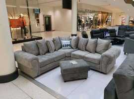 *   **Milan Refined Brand New Corner Couch - 3 & 2 Seater with Footstool