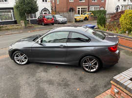 BMW 218 M SPORT COUPE, 2016 (16) Grey, Manual Petrol, 101,000 miles