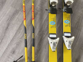 Skis poles & boots