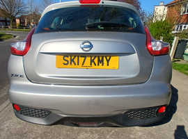 Nissan Juke, 2017 (17) Silver Hatchback, Manual Diesel, 59,789 miles
