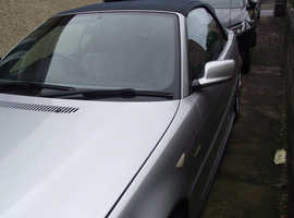 BMW 3 Series, 2004 (54) Silver Convertible, Manual Petrol, 108,300 miles