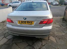 BMW 7 Series, 2008 (08) Silver Saloon, Automatic Diesel, 183,298 miles
