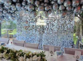 Shimmering  Wall for Hire London Area
